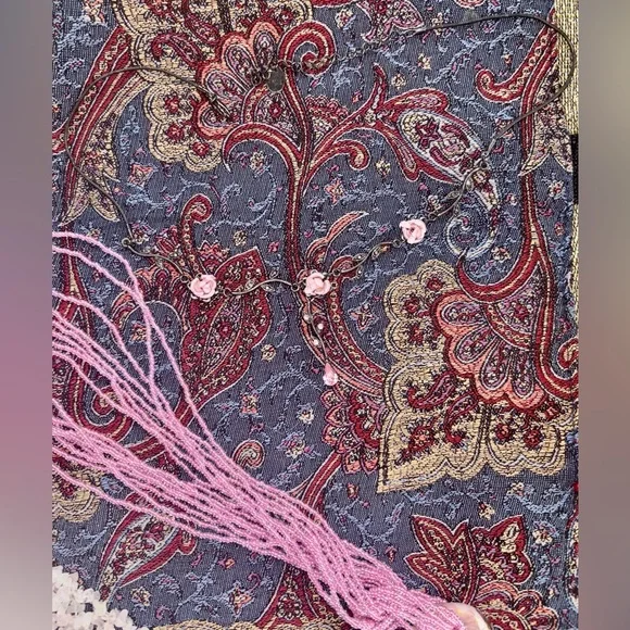 Murano Pink Heart Pendant Necklace Lot - Picture 2 of 7